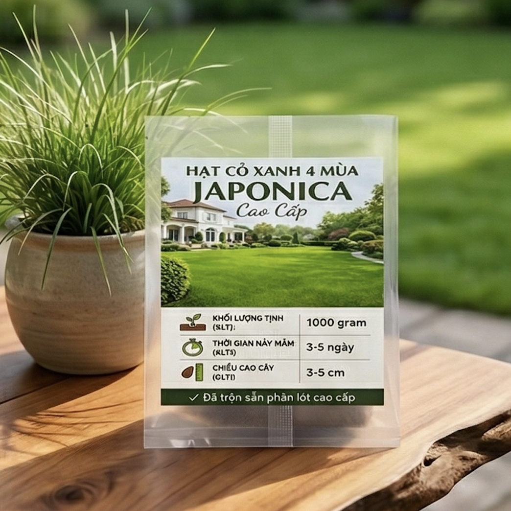 Hạt Cỏ Xanh 4 Mùa JAPONICA Cao Cấp 100gram